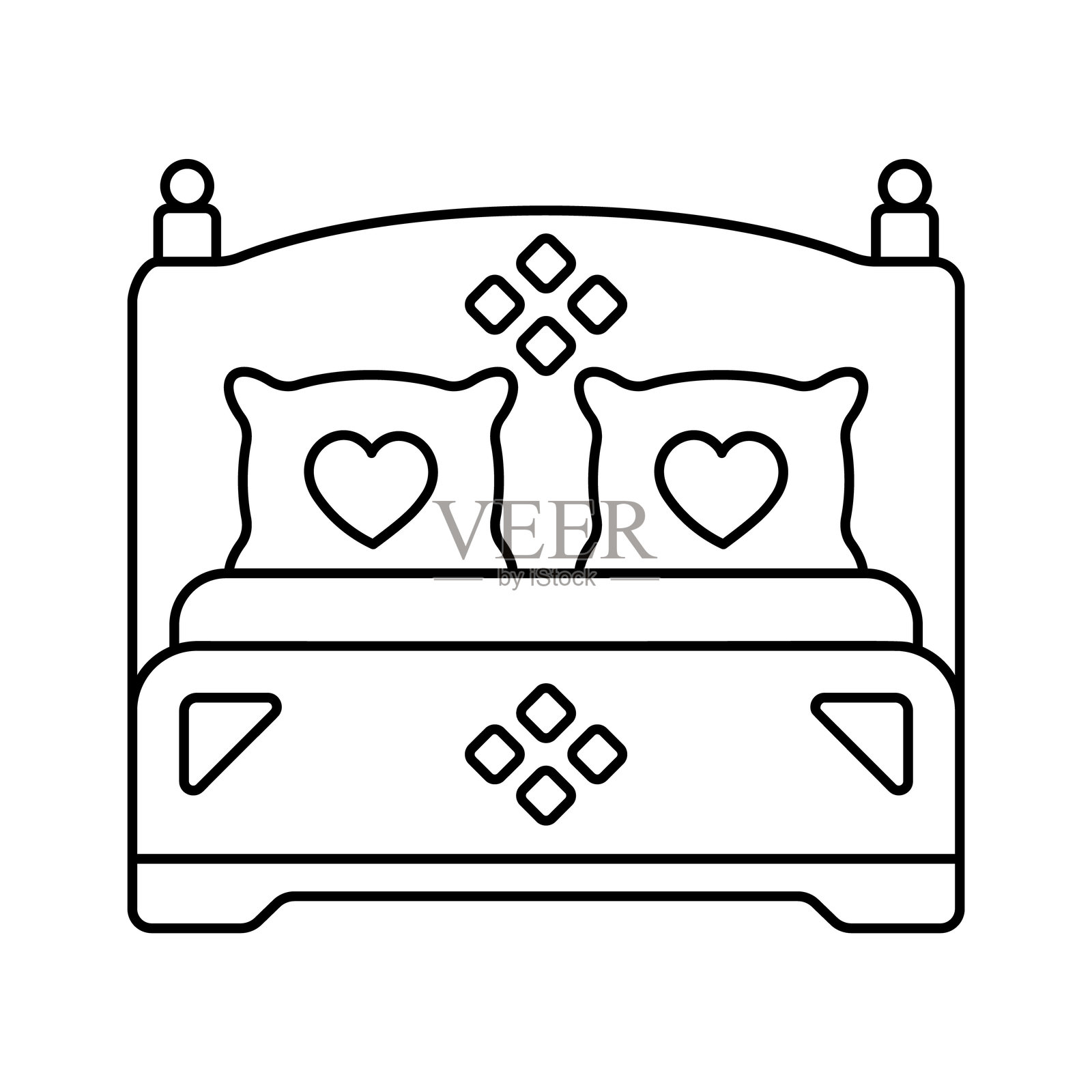 第一个晚上插画图片素材