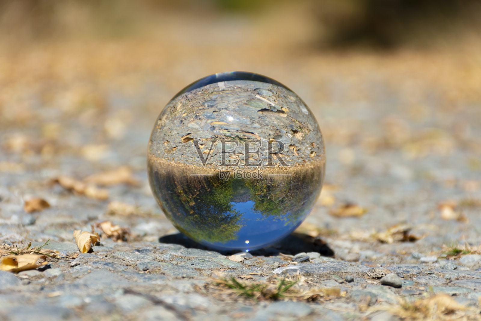 摄影镜头球和步行道照片摄影图片