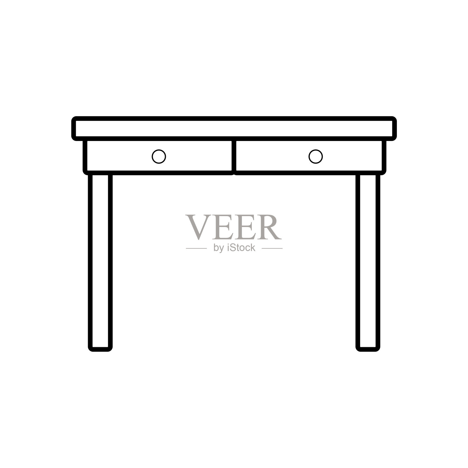 办公表格矢量图标符号图形隔离标志网页图标设计插画图片素材