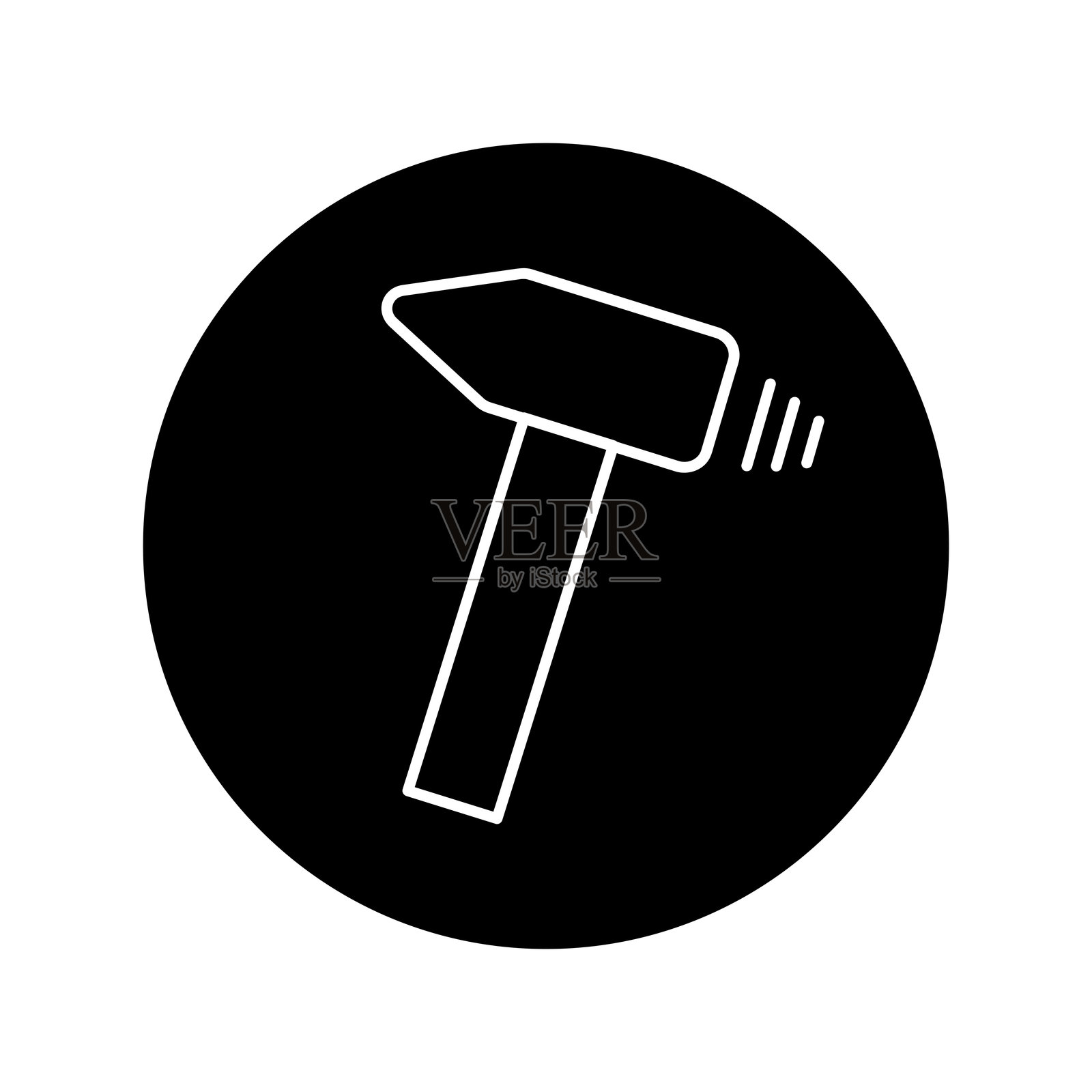 锤矢量图标图标图形隔离标志网页图标设计插画图片素材