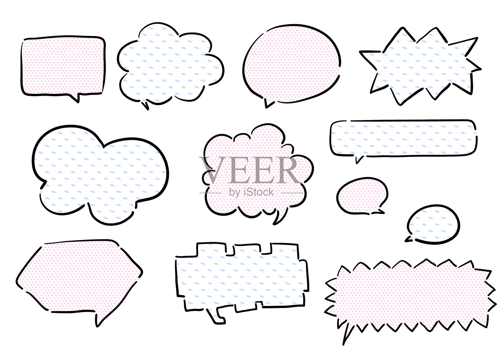 演讲的泡沫插画图片素材