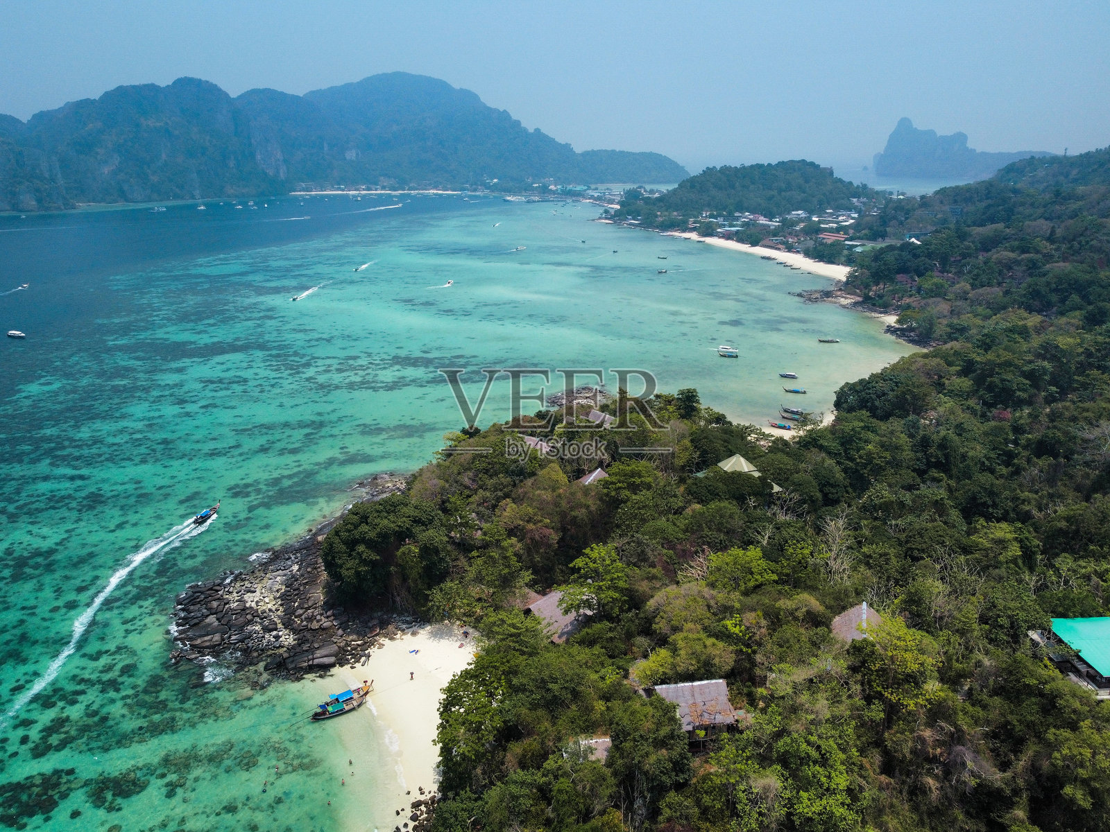 泰国甲米披皮岛全景照片摄影图片