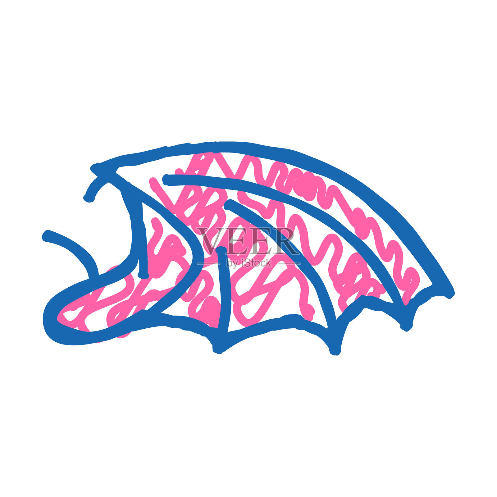 龙翼图标涂鸦插图插画图片素材