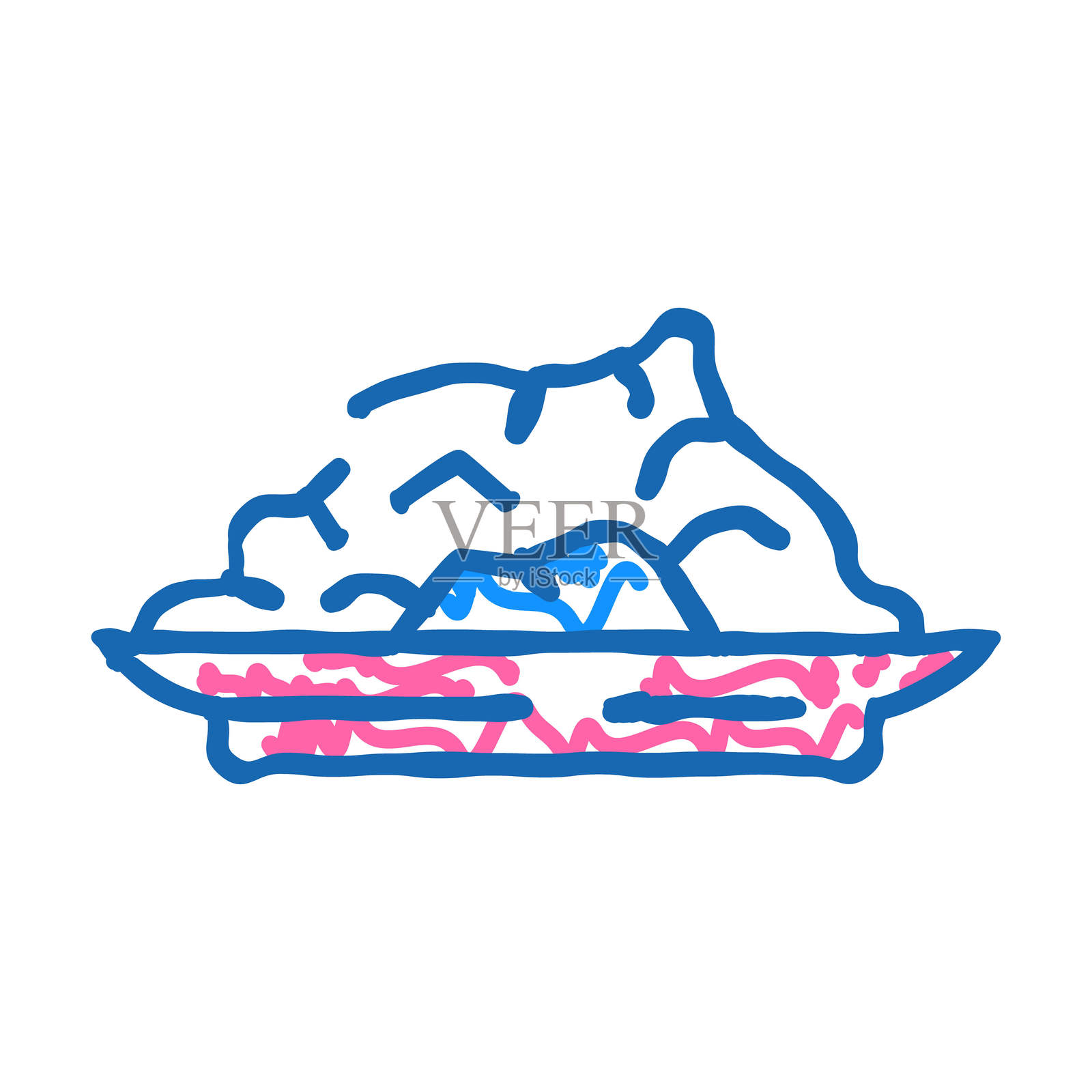 片状盐图标涂鸦插图插画图片素材