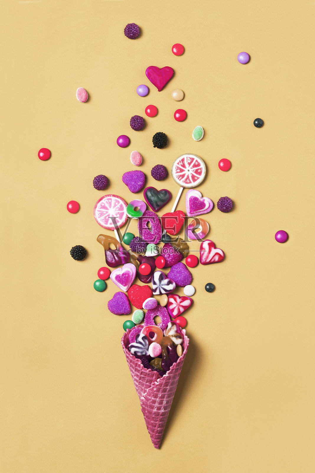 五彩缤纷的糖果照片摄影图片