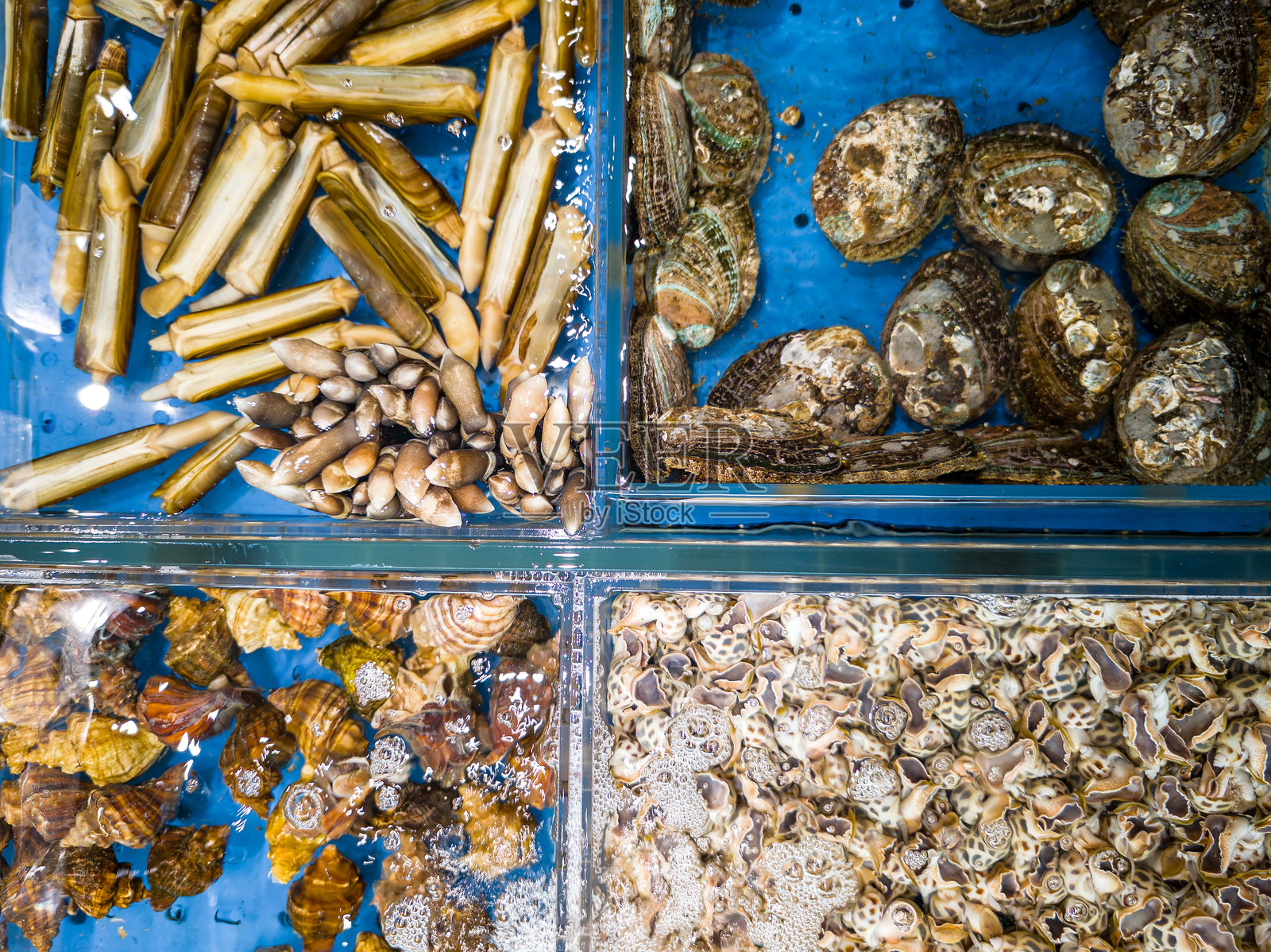 海鲜市场的一角照片摄影图片