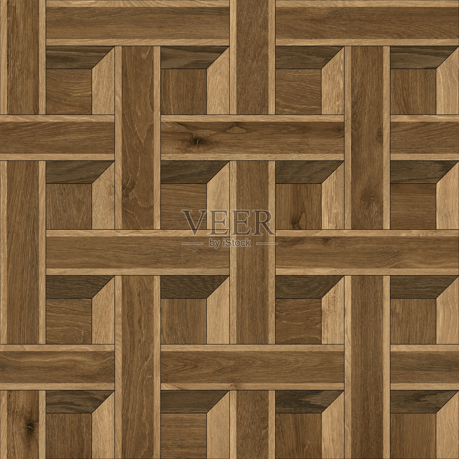 由木材、大理石、混凝土、水泥和石材制成的几何无缝装饰。镶木地板照片摄影图片