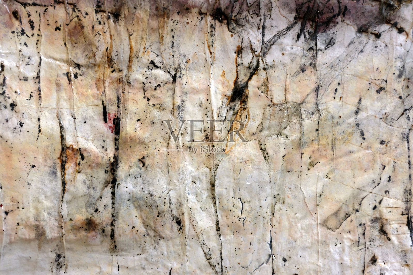 涂鸦墙上的抽象形态照片摄影图片