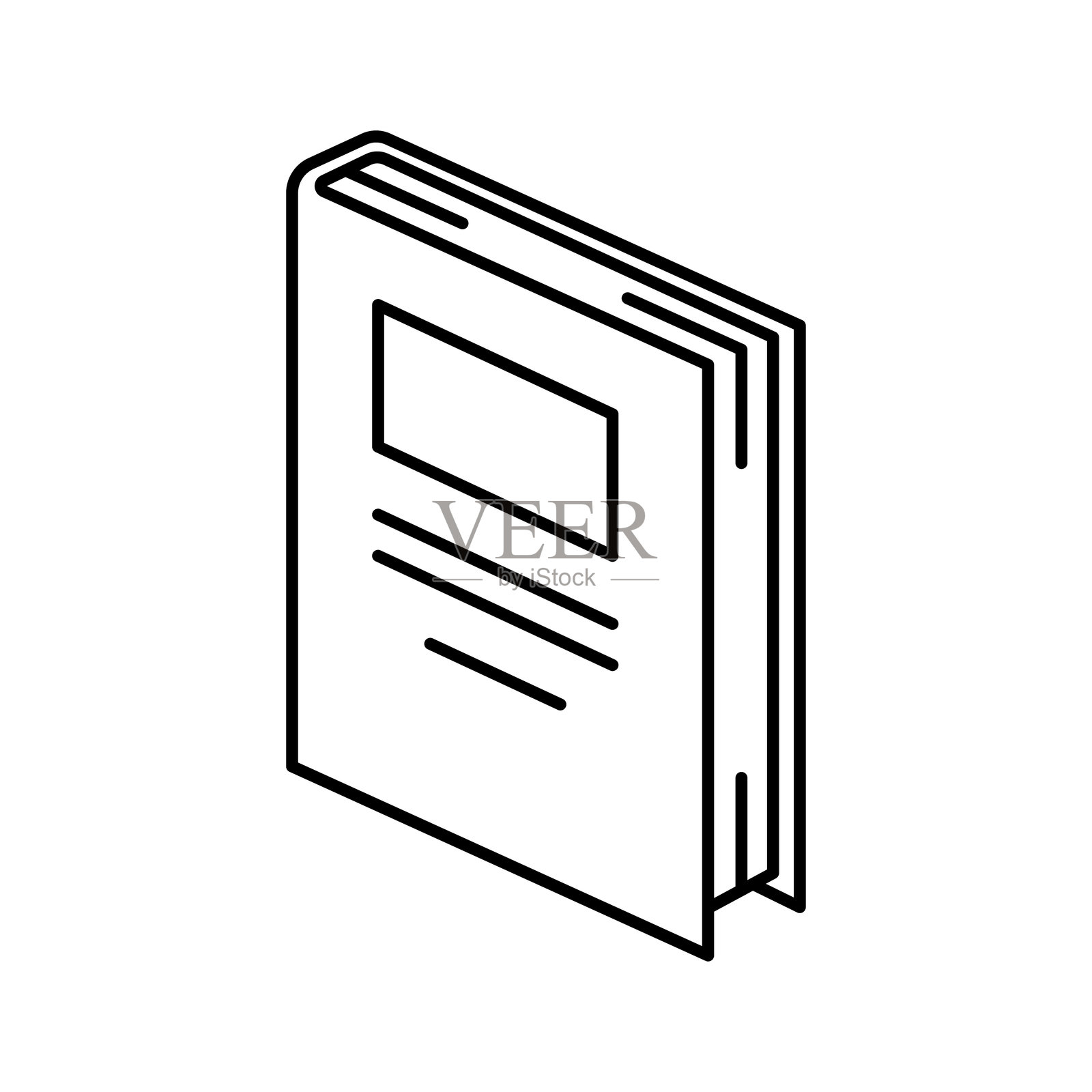 书本图标。插画图片素材