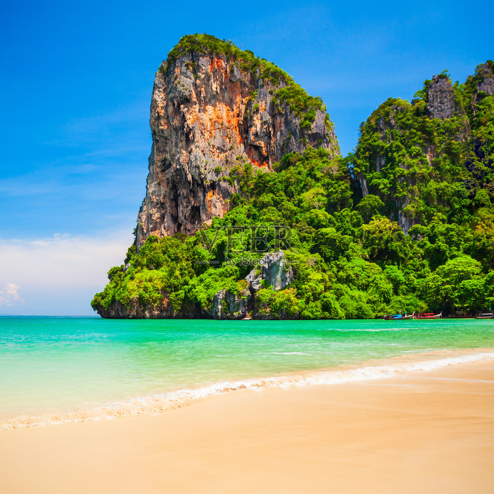 泰国清澈的海滩照片摄影图片