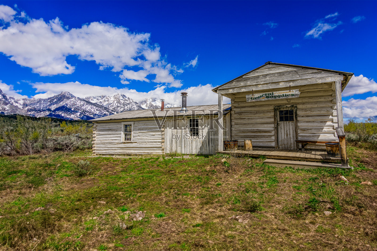 大提顿国家公园的梅诺尔斯综合商店照片摄影图片