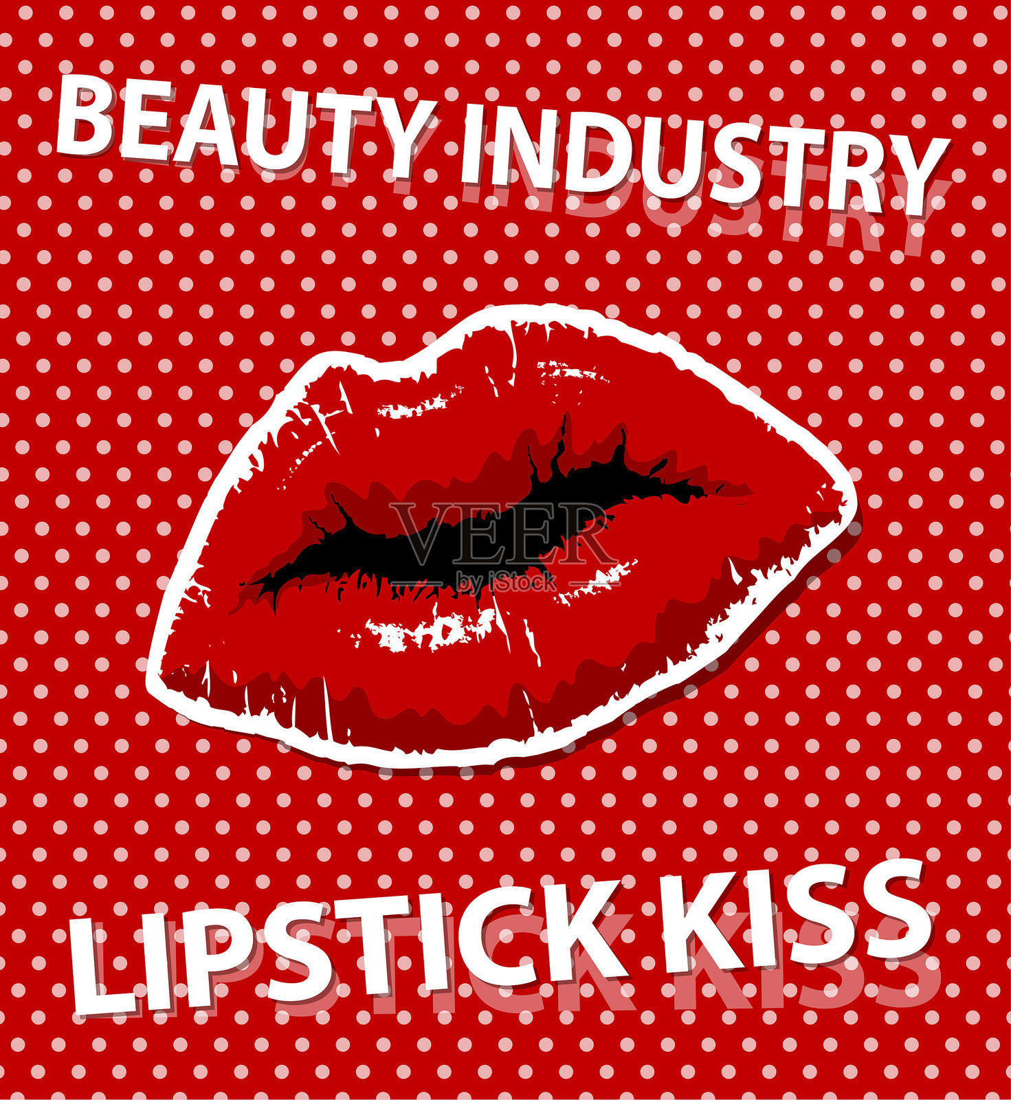 美容特卖插画图片素材