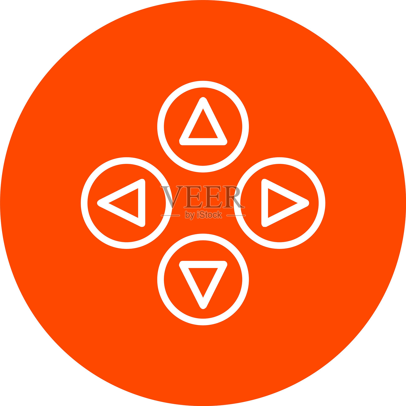 按钮线圈图标插画图片素材