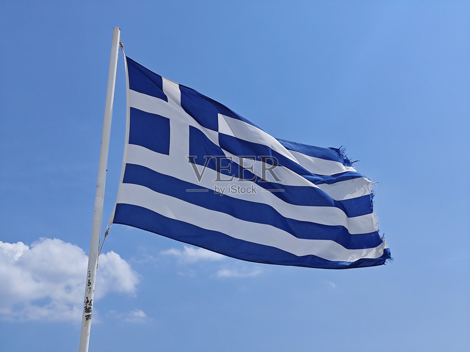希腊国旗照片摄影图片