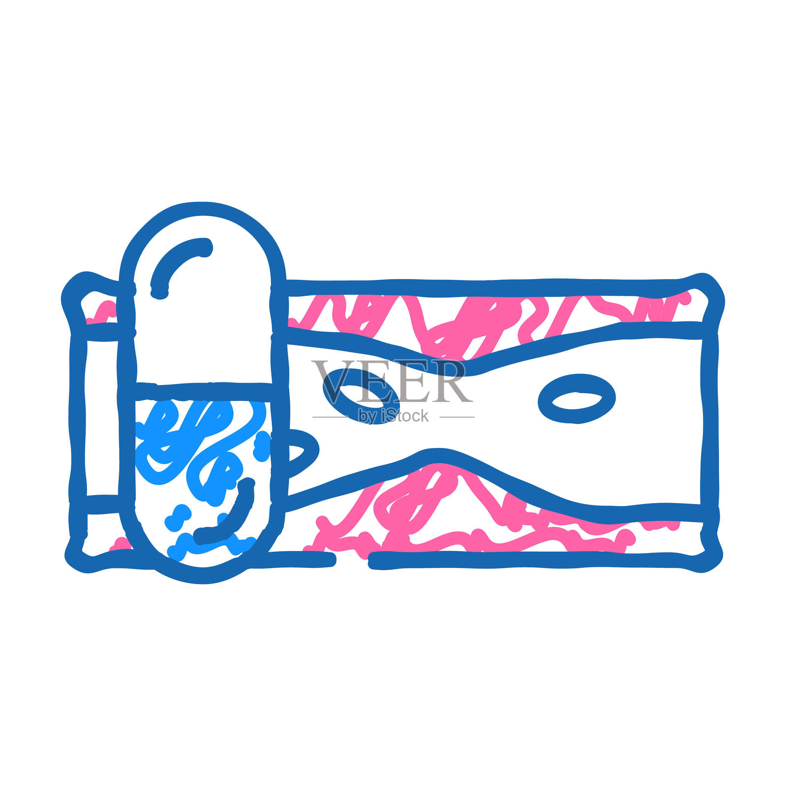 抗凝药物药房图标涂鸦插图插画图片素材