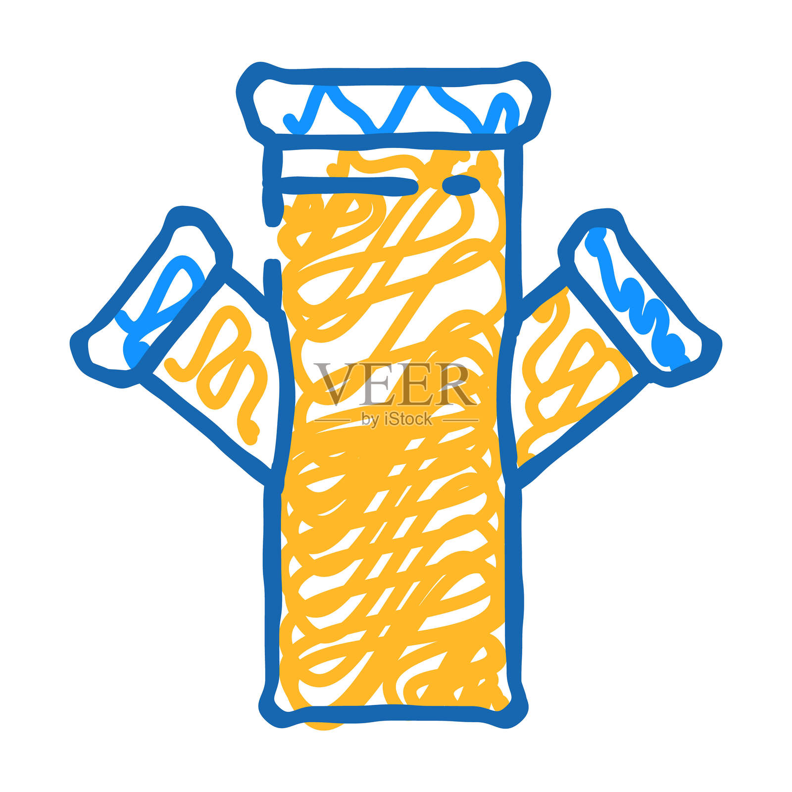 供应管道图标涂鸦插图插画图片素材