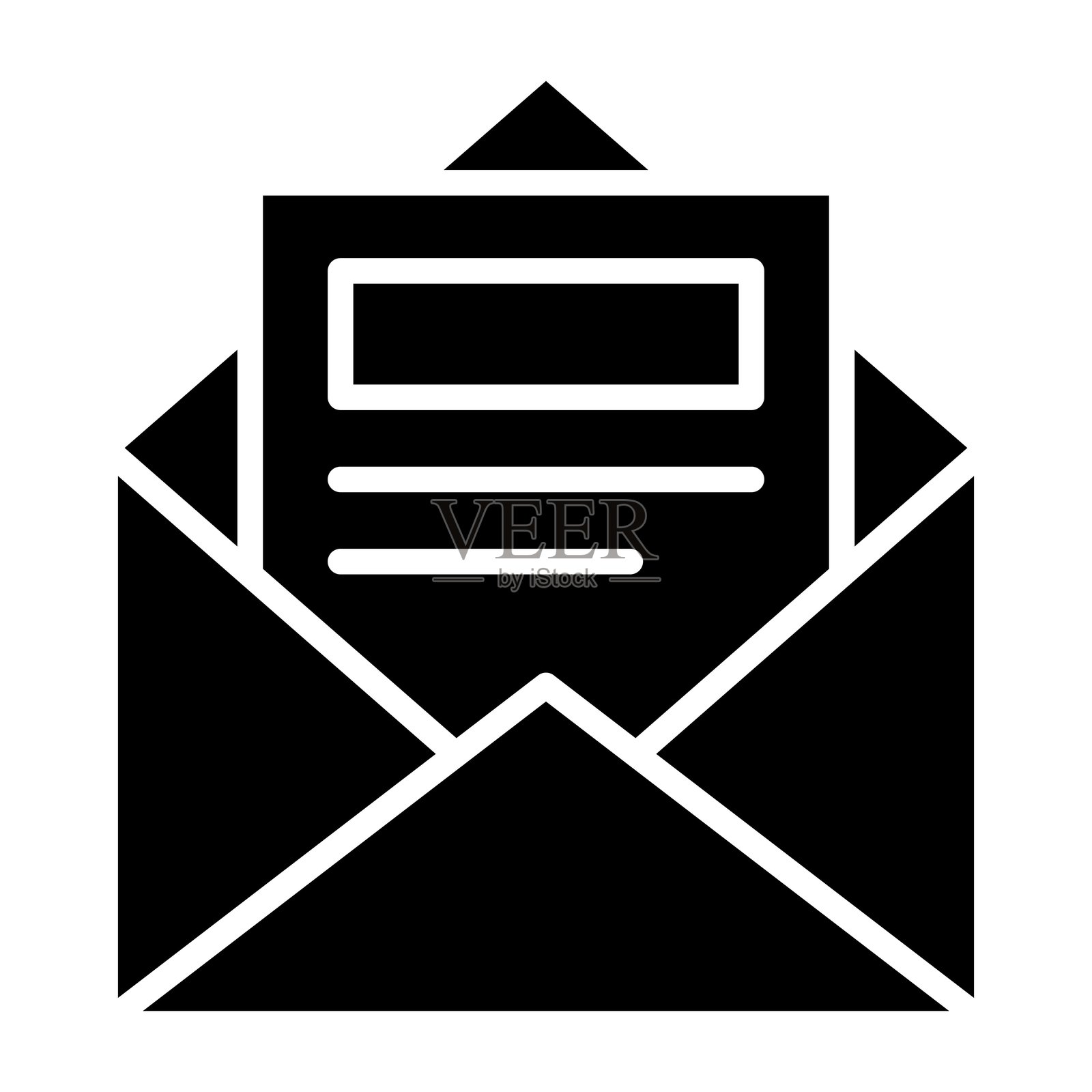 电子邮件矢量图标设计插图插画图片素材