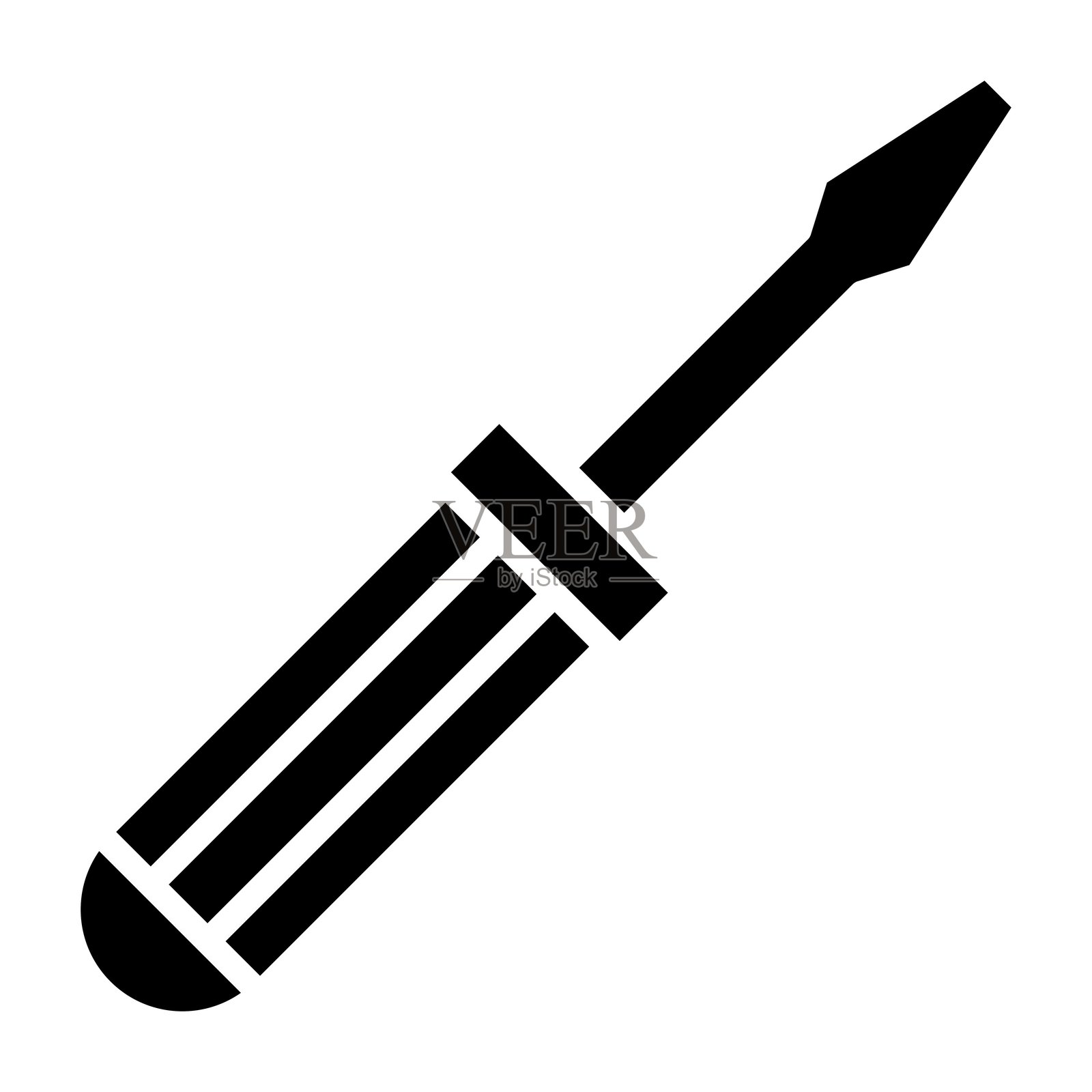 螺丝刀矢量图标设计插图插画图片素材