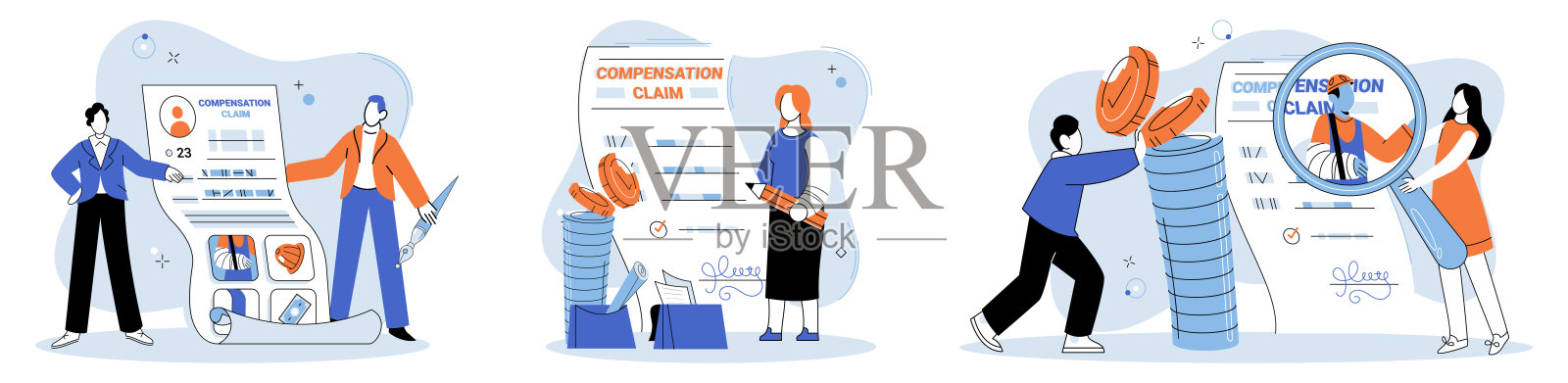 健康保险。安全是王冠,医疗保健是被墙壁保护的王国保险。插画图片素材