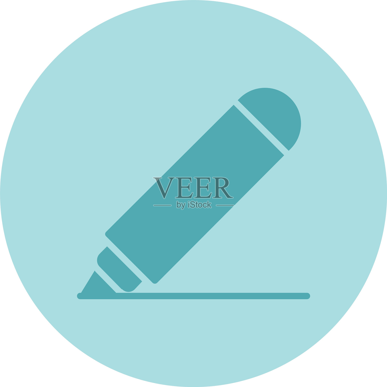 标记符号圆形渐变图标插画图片素材