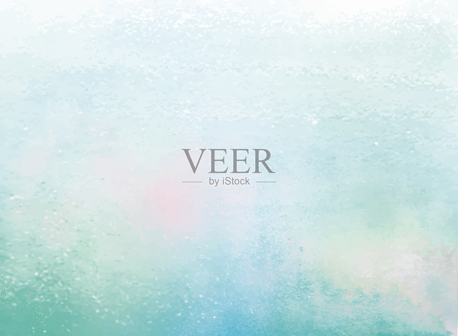 抽象的青绿色水彩背景插画图片素材