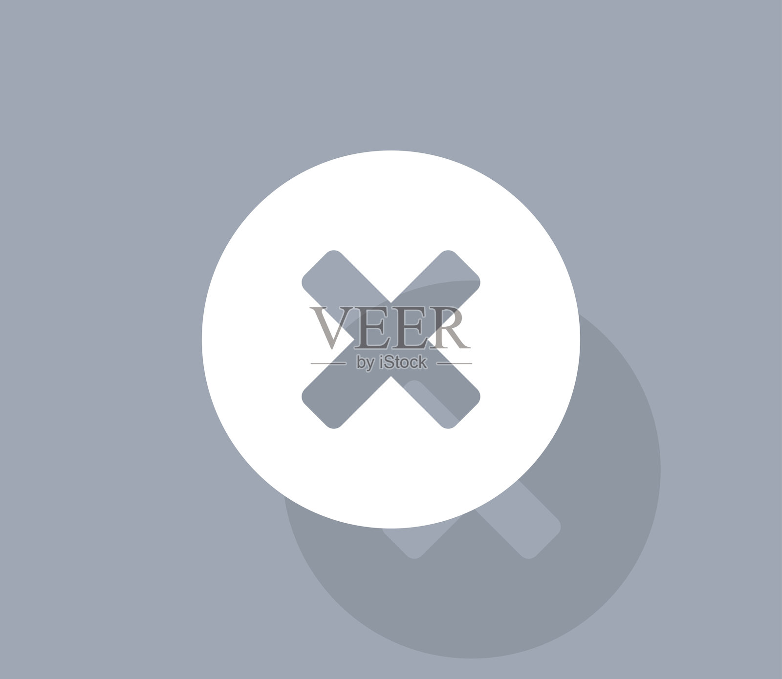 删除符号。插画图片素材