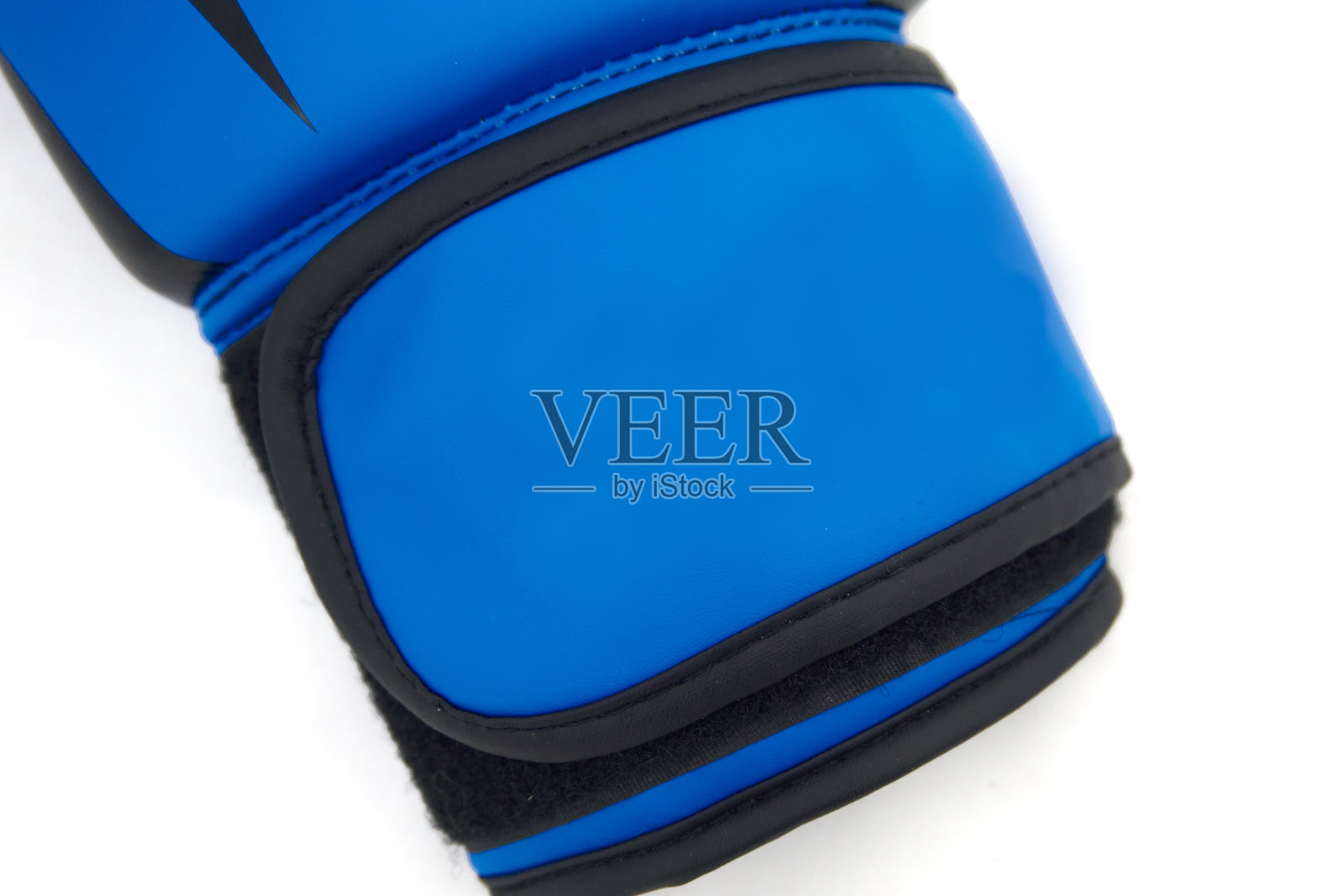 蓝色拳击手套蒺藜照片摄影图片