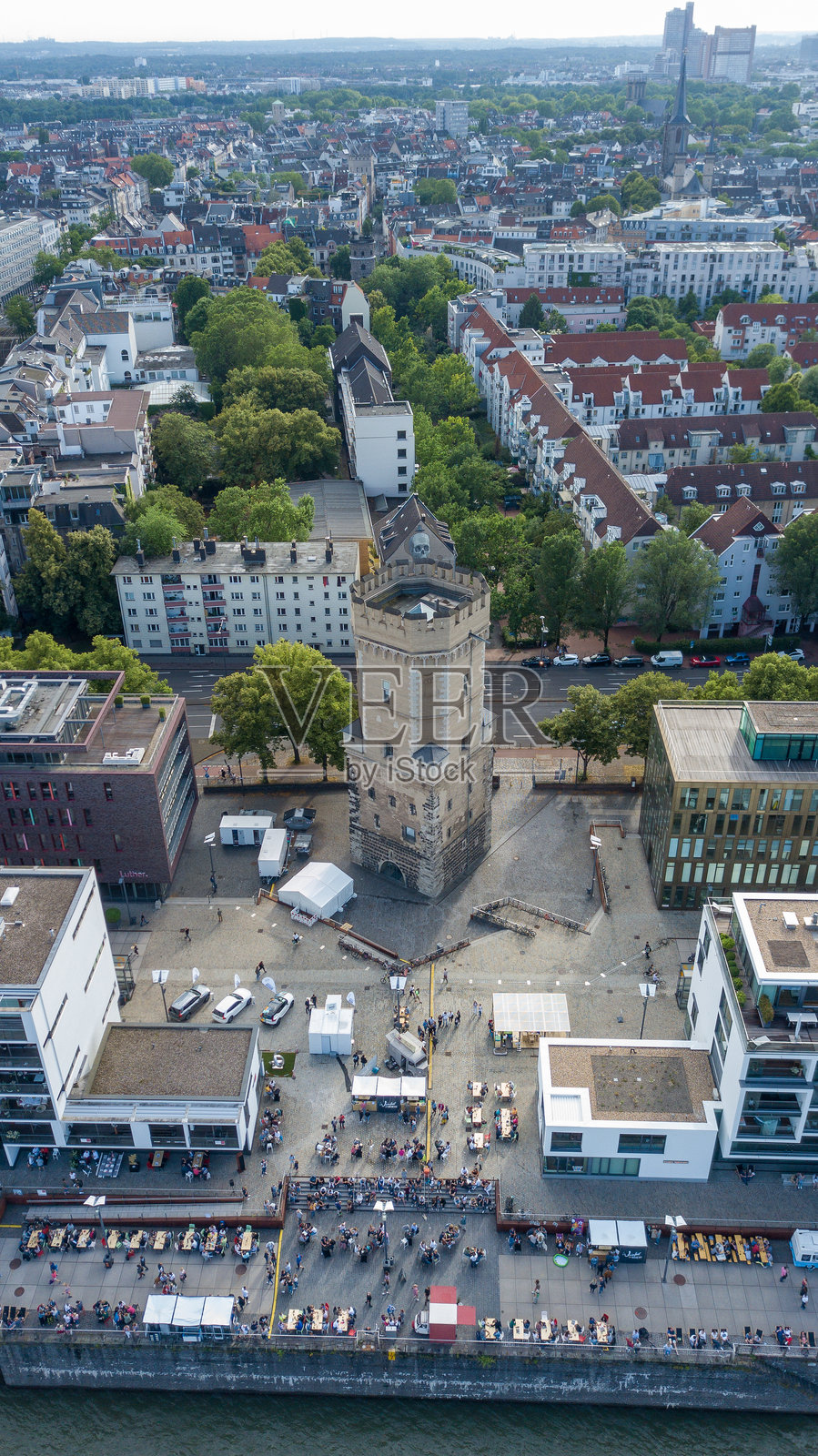 德国科隆的贝延塔楼鸟瞰图照片摄影图片