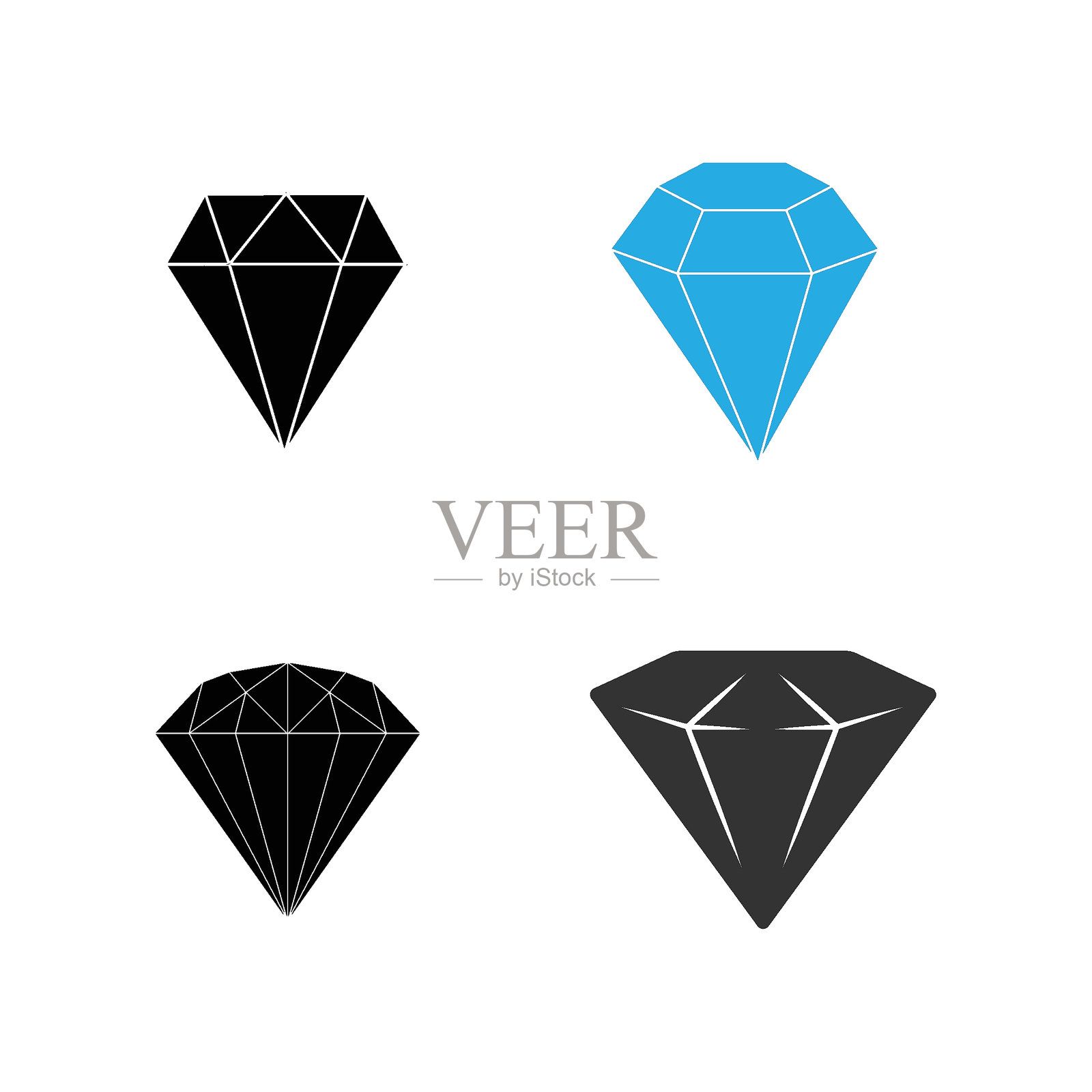 钻石图标插画图片素材