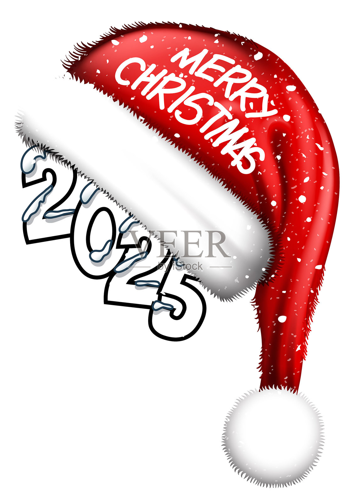 圣诞帽季节插画图片素材