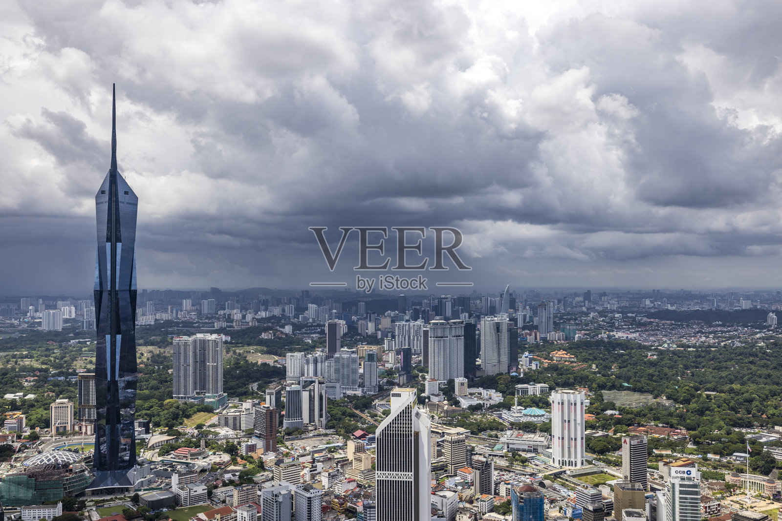 吉隆坡天际线,马来西亚照片摄影图片