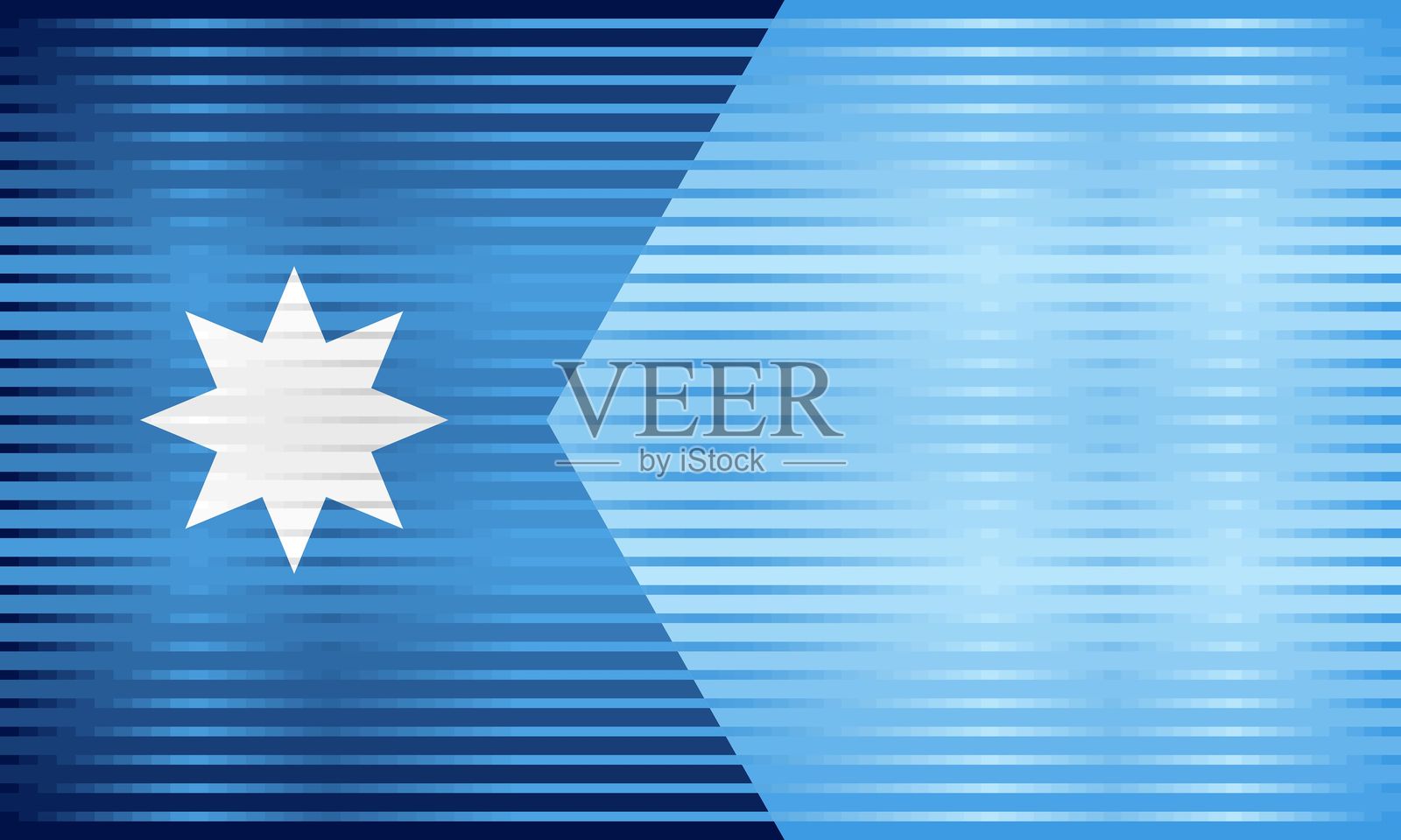 闪亮的明尼苏达州磨砂旗帜插画图片素材