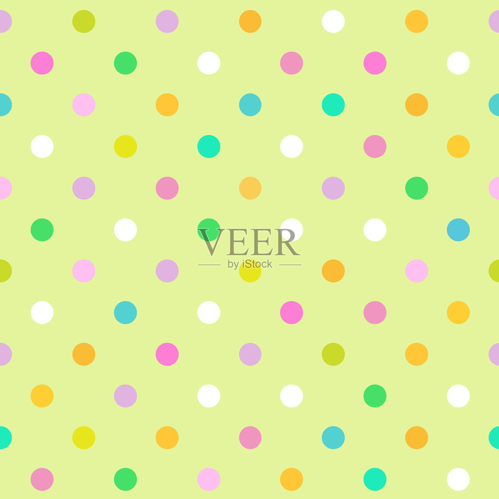 波点图案,无缝纹理插画图片素材