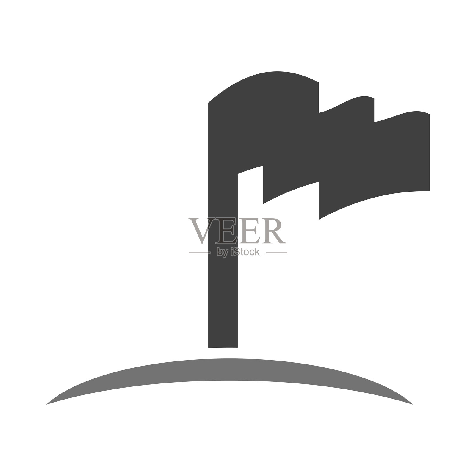 旗帜图标设计模板插画图片素材