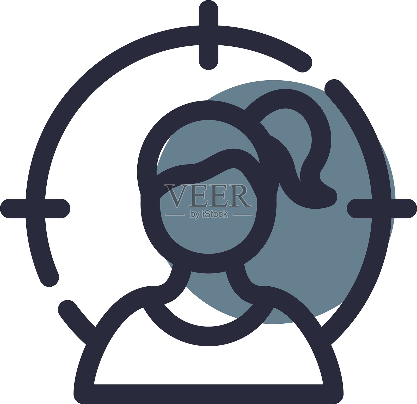 猎头图标插画图片素材