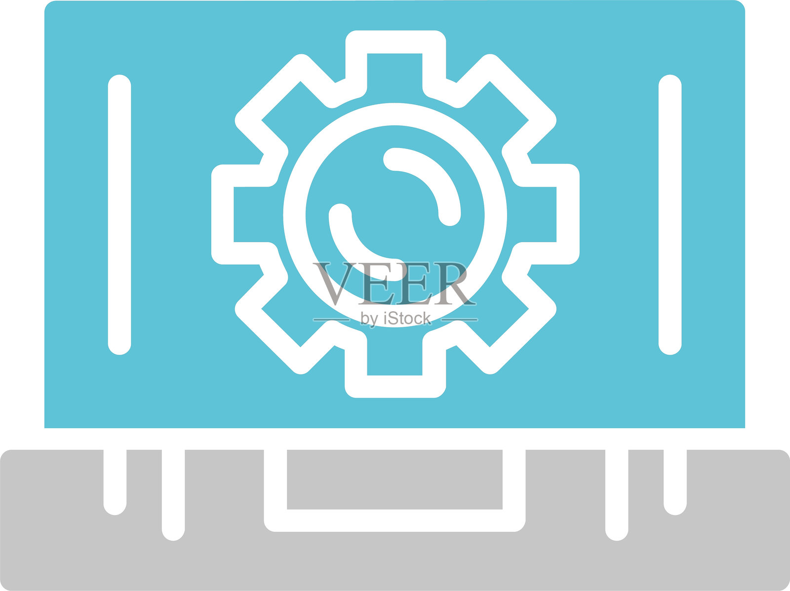 设置图标双色图形插画图片素材