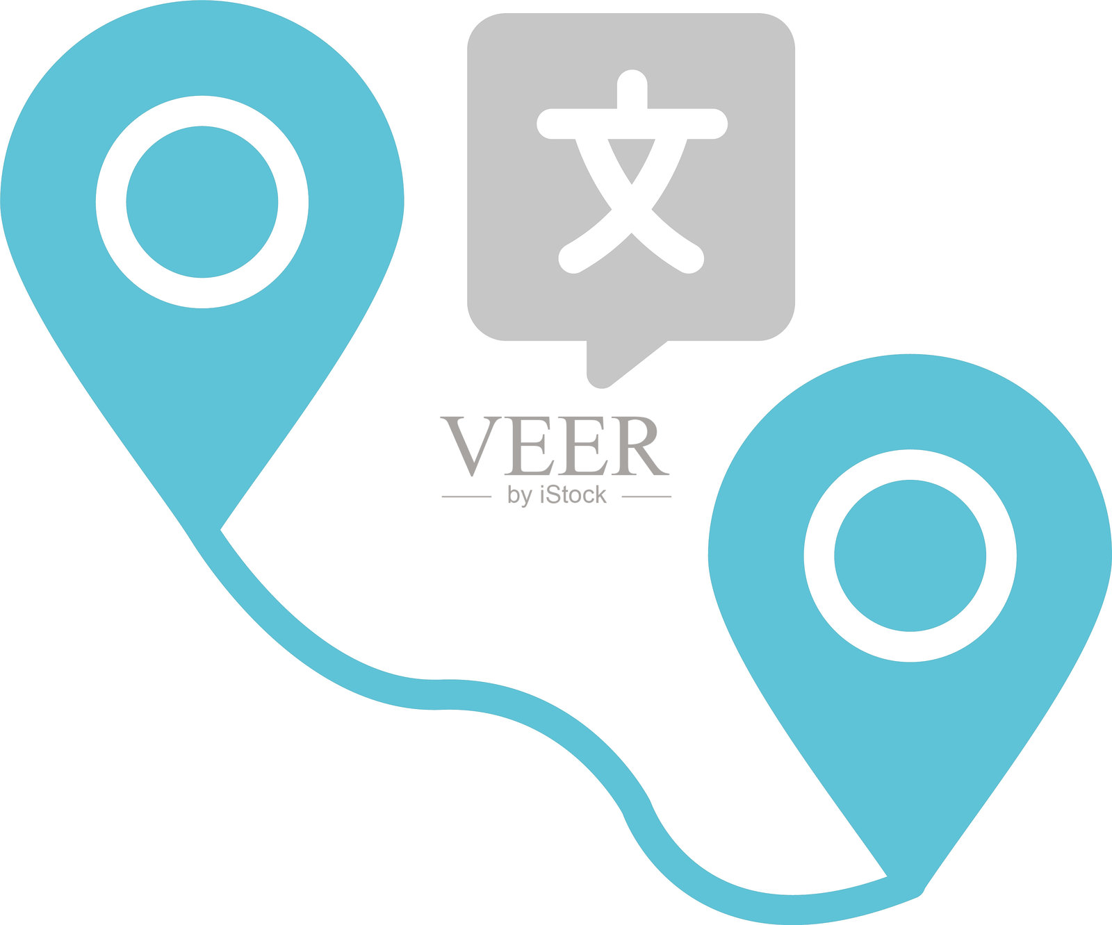 旅行图标双色图标插画图片素材