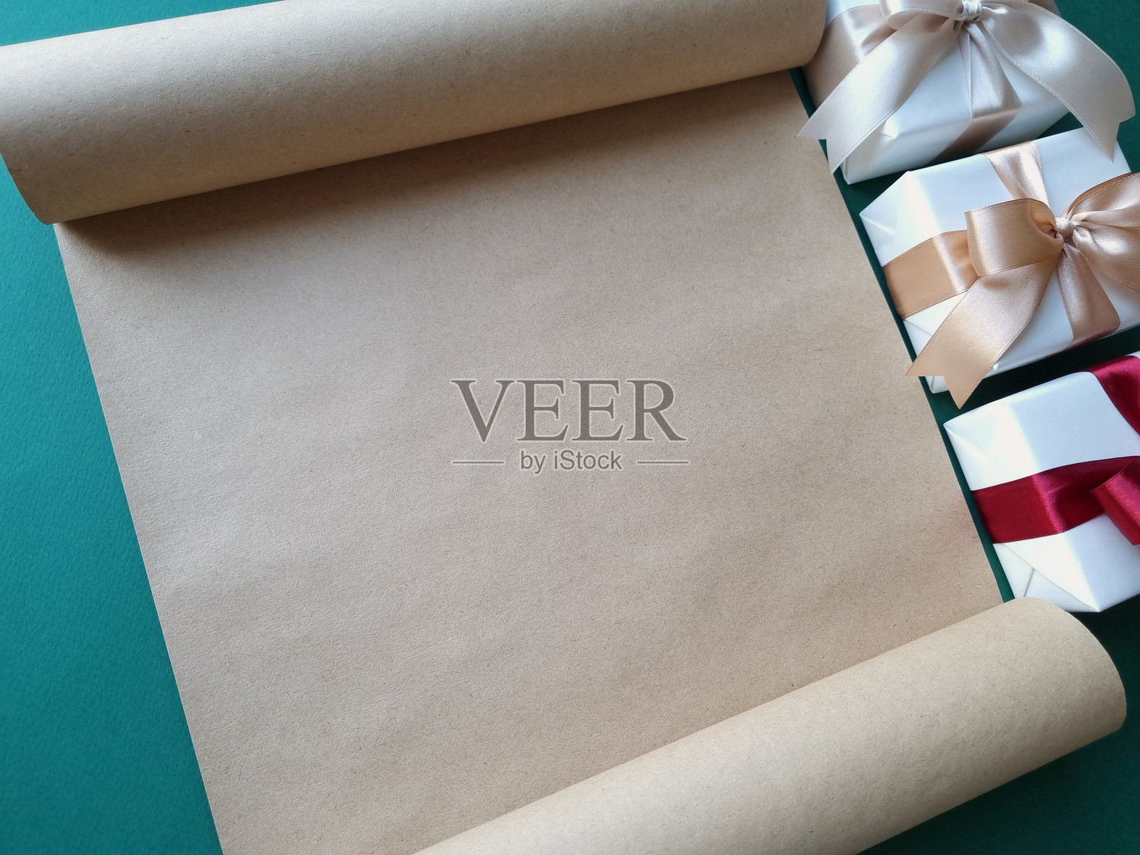 卷轴上的文本空间照片摄影图片