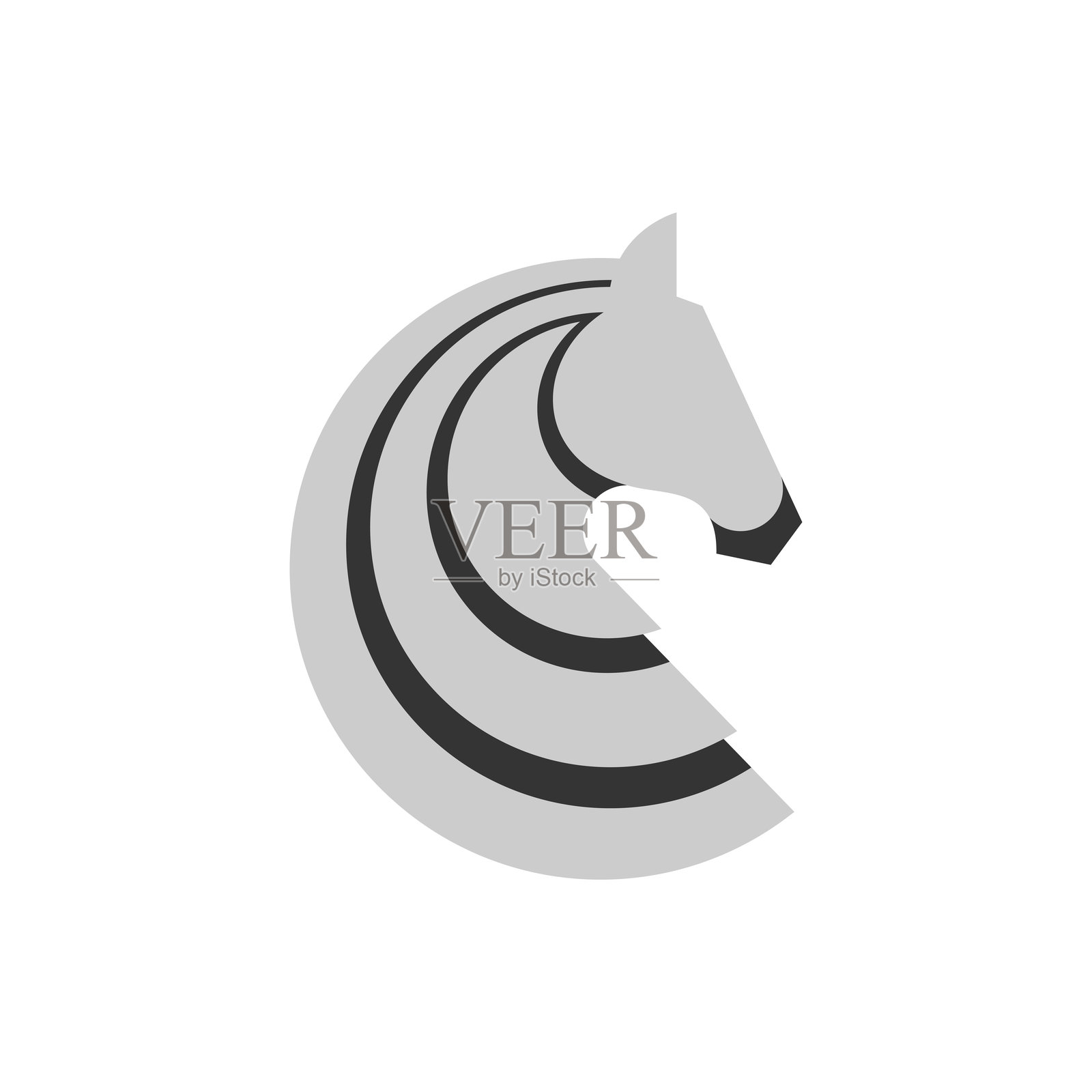 简单的斑马矢量插图吉祥物风格插画图片素材