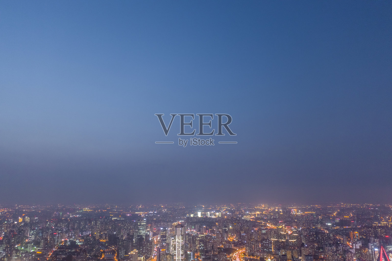 中国上海静安寺商业区夜景照片摄影图片