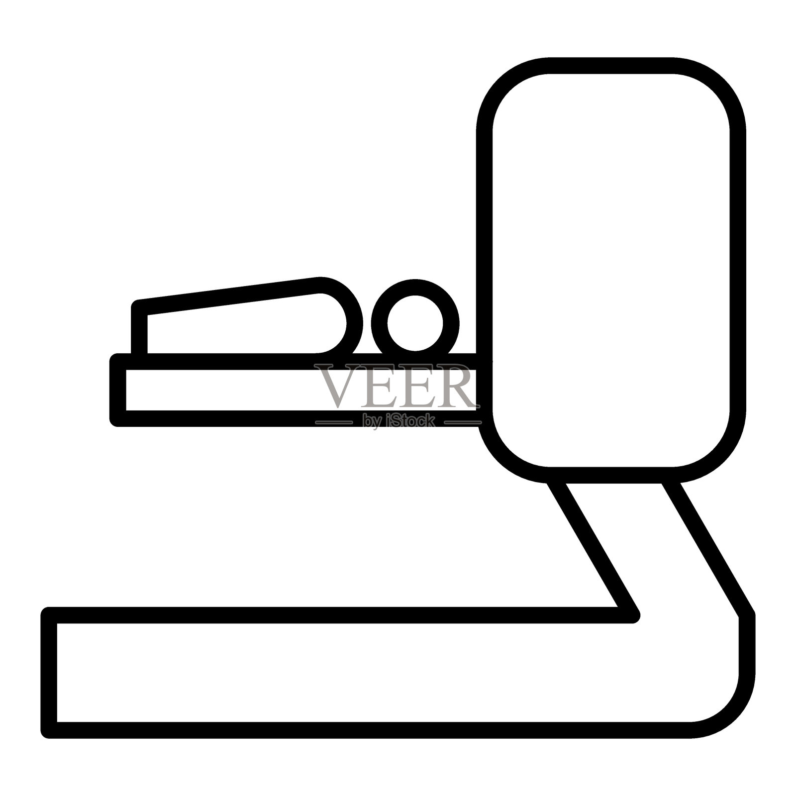 密度测量图标风格插画图片素材