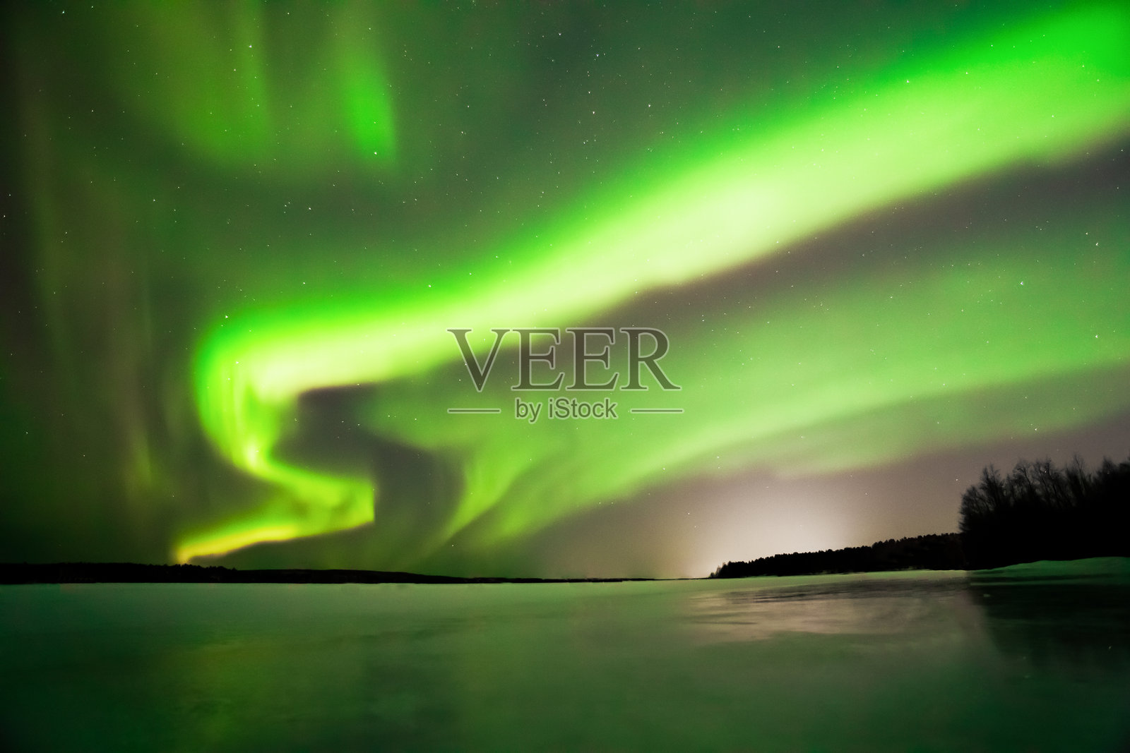 极光景观照片摄影图片