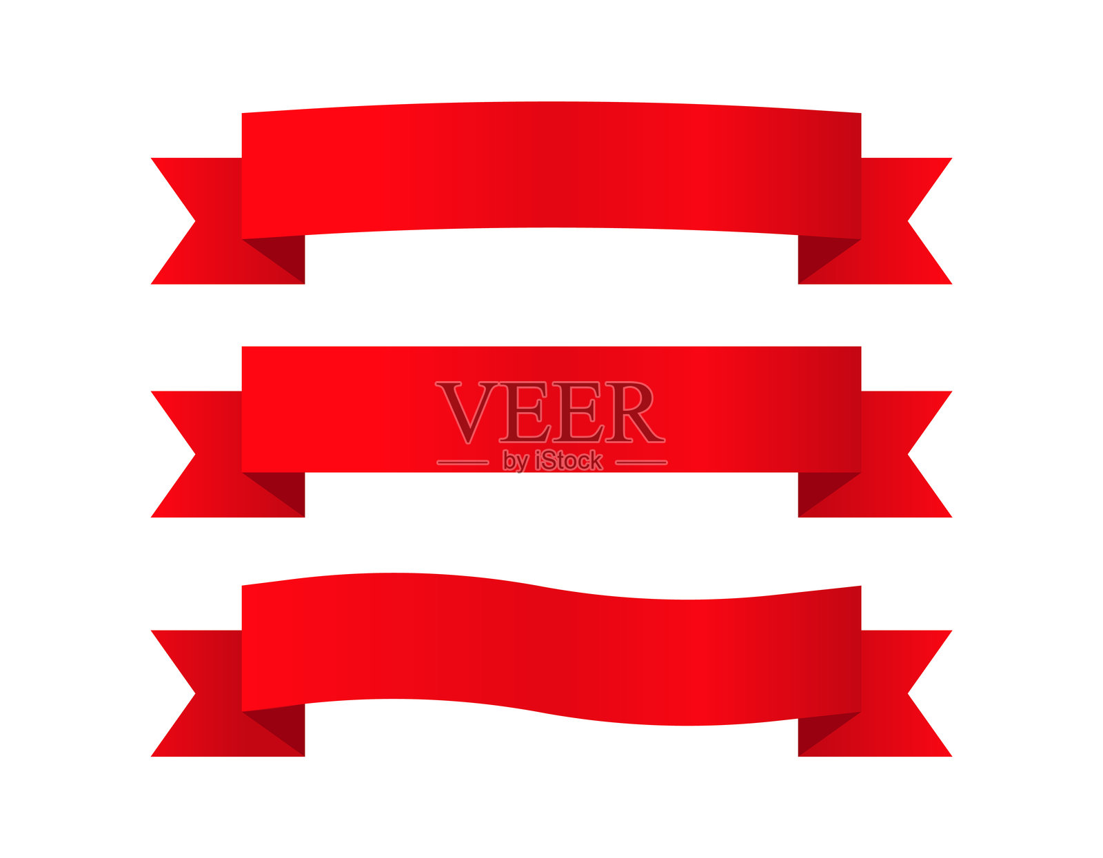 礼品包装的丝带,包装丝带,婚礼元素插画图片素材