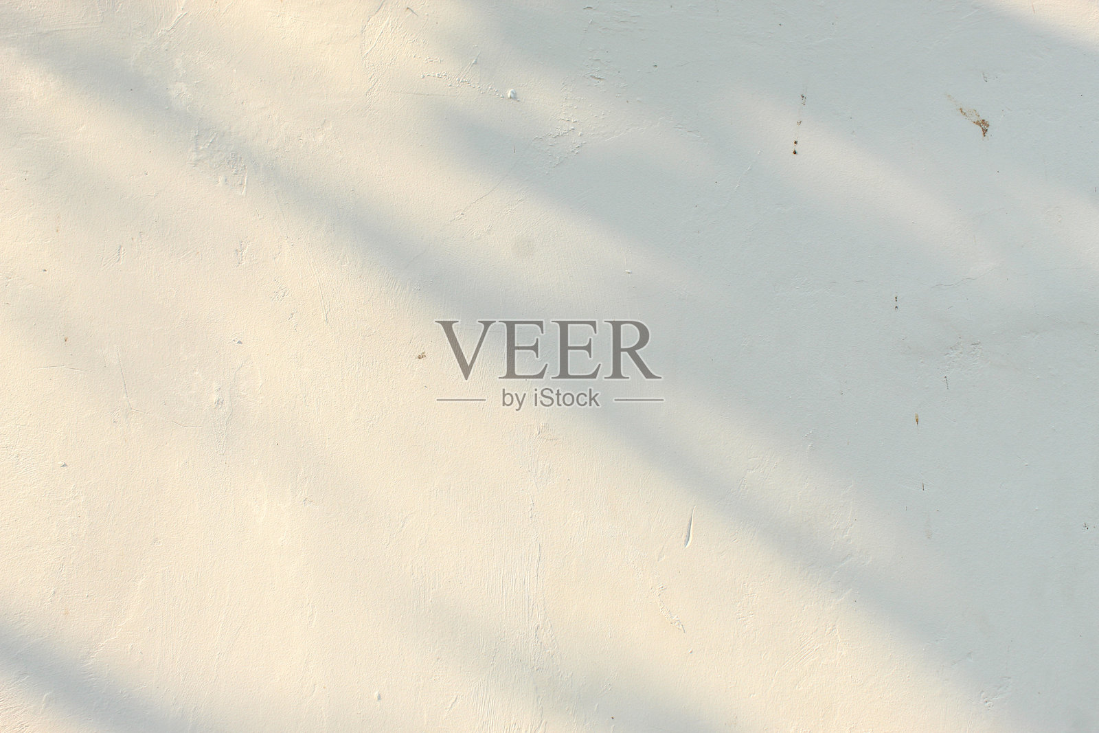 白色墙壁上的叶子阴影。阳光照射在墙壁上的效果。照片摄影图片