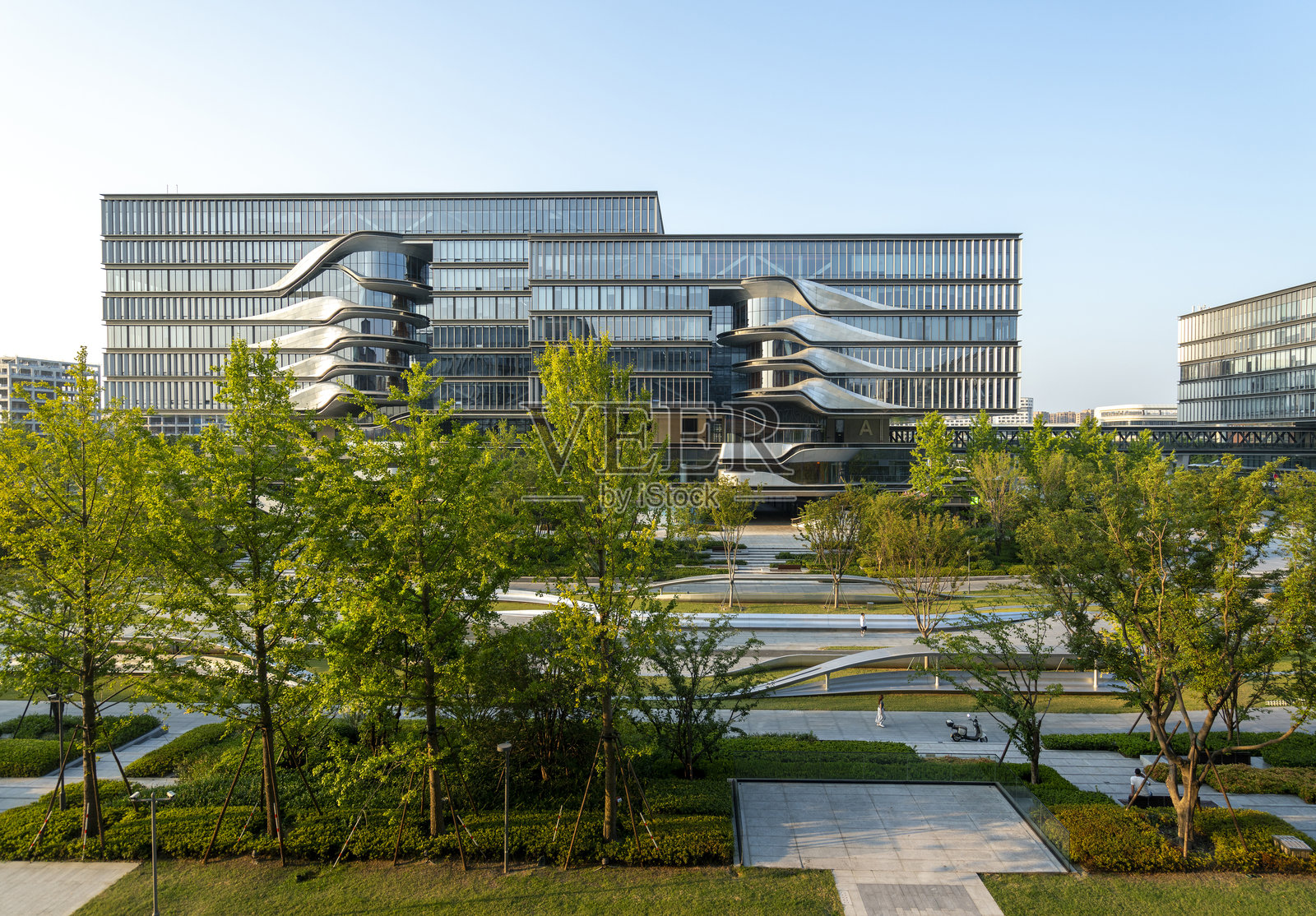 中国杭州的数字工业园区照片摄影图片