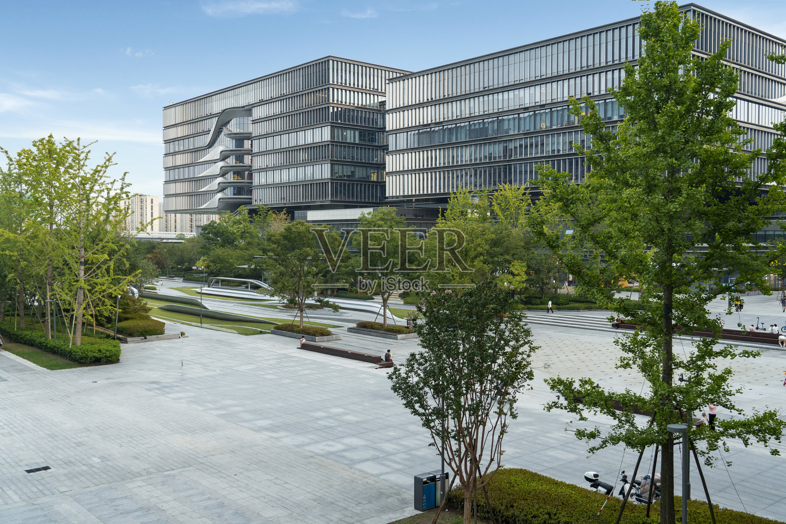 中国杭州的数字工业园区照片摄影图片