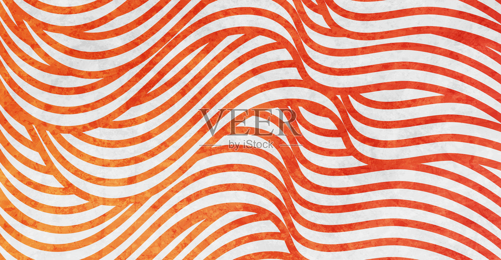 红橙色波浪抽象磨损极简优雅背景插画图片素材