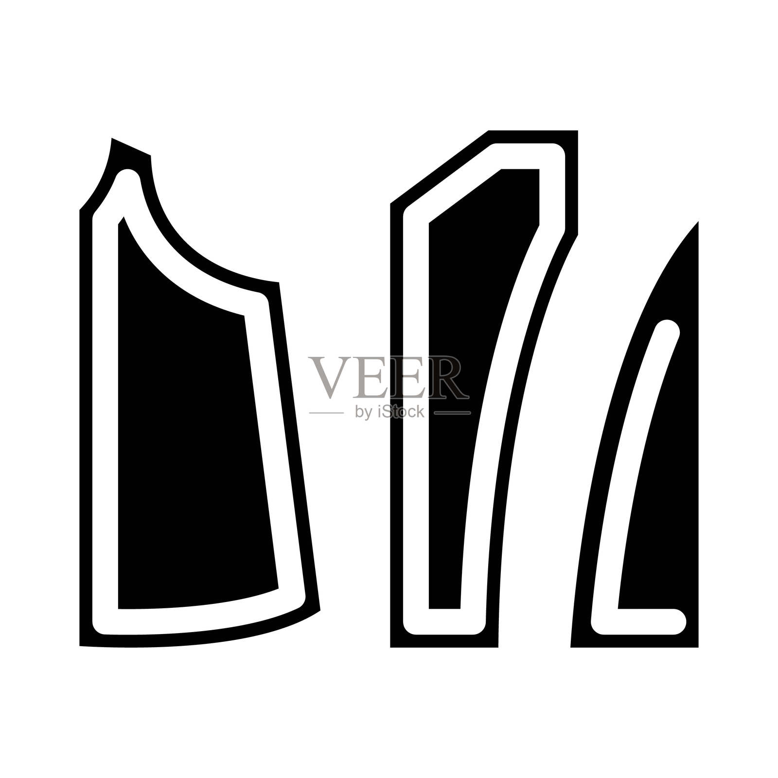 缝纫图案服装制作时尚图标矢量插图插画图片素材