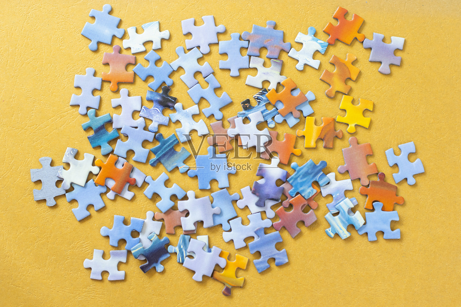 彩色拼图照片摄影图片