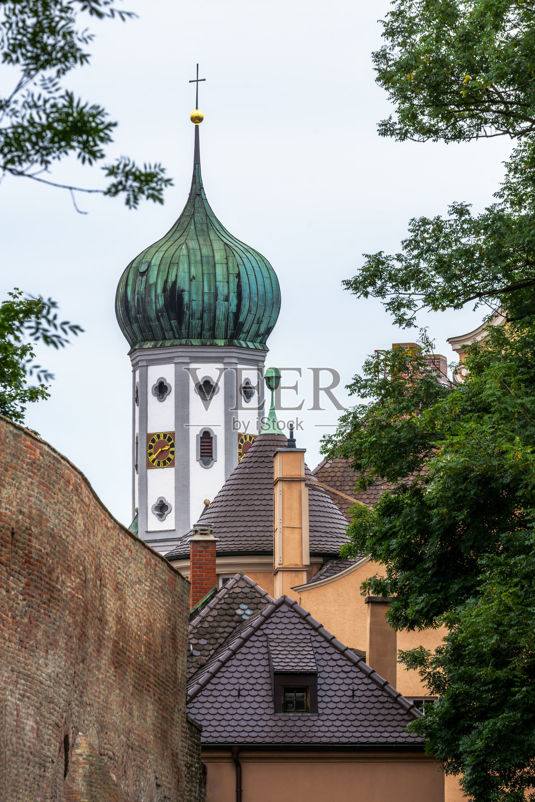 奥格斯堡的圣乔治教堂照片摄影图片